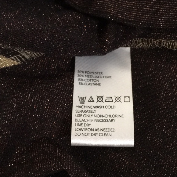 NWOT Free People Love Metallic Minidress in Gold - Picture 7 of 8